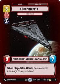 Fulminatrix - Fleet Killer - Secrets of Power: Weekly Play Promos - Star Wars: Unlimited card