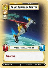Bravo Squadron Fighter - Secrets of Power: Weekly Play Promos - Star Wars: Unlimited card