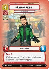 Kazuda Xiono - I'm Not A Spy (Foil) - Secrets of Power: Weekly Play Promos - Star Wars: Unlimited card