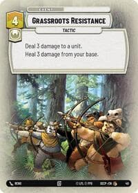 Grassroots Resistance (Foil) - Secrets of Power: Weekly Play Promos - Star Wars: Unlimited card