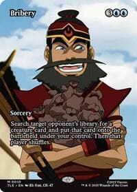 Bribery (Borderless) - Avatar: The Last Airbender: Eternal-Legal - Magic: The Gathering card