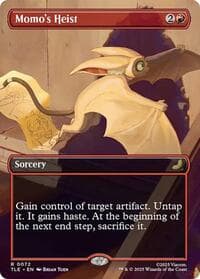 Momo's Heist (Borderless) - Avatar: The Last Airbender: Eternal-Legal - Magic: The Gathering card