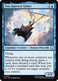 Teo, Spirited Glider - Avatar: The Last Airbender - Magic: The Gathering card