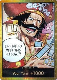 DON!! Card (Gol.D.Roger) (Gold) - Carrying On His Will - One Piece Card Game card