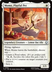 Momo, Playful Pet - Avatar: The Last Airbender - Magic: The Gathering card