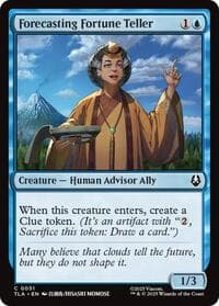 Forecasting Fortune Teller - Avatar: The Last Airbender - Magic: The Gathering card