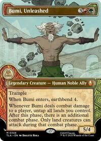 Bumi, Unleashed (Showcase) - Avatar: The Last Airbender - Magic: The Gathering card