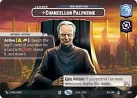 Chancellor Palpatine - How Liberty Dies (Showcase) - Secrets of Power - Star Wars: Unlimited card