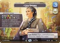 Leia Organa - Of A Secret Bloodline (Showcase) - Secrets of Power - Star Wars: Unlimited card