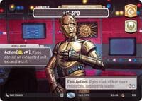 C-3PO - Human-Cyborg Relations (Showcase) - Secrets of Power - Star Wars: Unlimited card