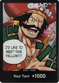 DON!! Card (Gol.D.Roger) - Carrying On His Will - One Piece Card Game card