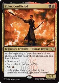 Zuko, Conflicted - Avatar: The Last Airbender - Magic: The Gathering card