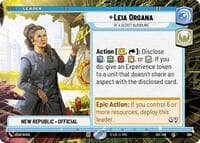Leia Organa - Of A Secret Bloodline (Hyperspace) - Secrets of Power - Star Wars: Unlimited card