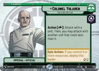Colonel Yularen - This is Why We Plan (Hyperspace) - Secrets of Power - Star Wars: Unlimited card