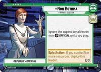 Mon Mothma - Forming a Coalition (Hyperspace) - Secrets of Power - Star Wars: Unlimited card