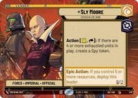 Sly Moore - Cipher in the Dark (Hyperspace) - Secrets of Power - Star Wars: Unlimited card