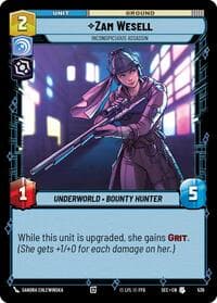 Zam Wesell - Inconspicuous Assassin (Foil) - Secrets of Power - Star Wars: Unlimited card
