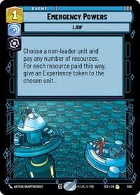Emergency Powers (Foil) - Secrets of Power - Star Wars: Unlimited card