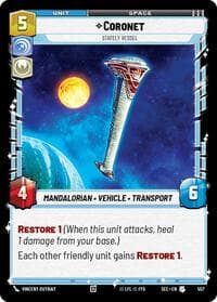 Coronet - Stately Vessel (Foil) - Secrets of Power - Star Wars: Unlimited card