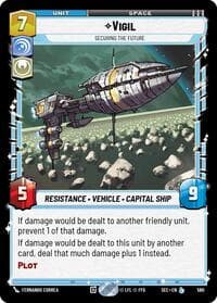 Vigil - Securing the Future (Foil) - Secrets of Power - Star Wars: Unlimited card