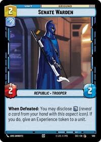 Senate Warden (Foil) - Secrets of Power - Star Wars: Unlimited card