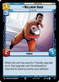 Willrow Hood - On the Run (Foil) - Secrets of Power - Star Wars: Unlimited card