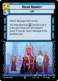 Relief Request (Foil) - Secrets of Power - Star Wars: Unlimited card
