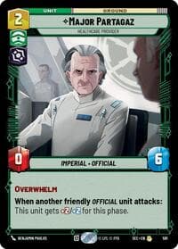 Major Partagaz - Healthcare Provider (Foil) - Secrets of Power - Star Wars: Unlimited card