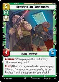 Dressellian Commandos (Foil) - Secrets of Power - Star Wars: Unlimited card