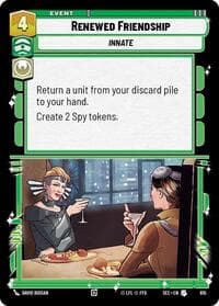 Renewed Friendship (Foil) - Secrets of Power - Star Wars: Unlimited card
