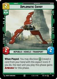 Diplomatic Envoy (Foil) - Secrets of Power - Star Wars: Unlimited card