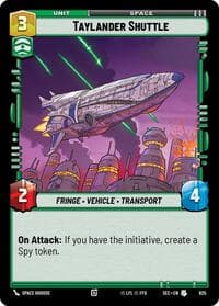 Taylander Shuttle (Foil) - Secrets of Power - Star Wars: Unlimited card