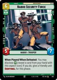 Naboo Security Force (Foil) - Secrets of Power - Star Wars: Unlimited card