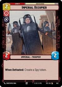 Imperial Occupier (Foil) - Secrets of Power - Star Wars: Unlimited card