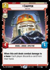 Chopper - War Hero (Foil) - Secrets of Power - Star Wars: Unlimited card