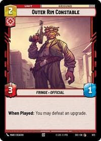 Outer Rim Constable (Foil) - Secrets of Power - Star Wars: Unlimited card
