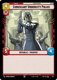 Coruscant Undercity Police (Foil) - Secrets of Power - Star Wars: Unlimited card