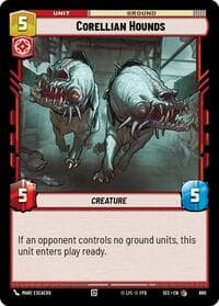 Corellian Hounds (Foil) - Secrets of Power - Star Wars: Unlimited card