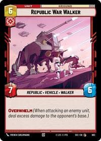 Republic War Walker (Foil) - Secrets of Power - Star Wars: Unlimited card