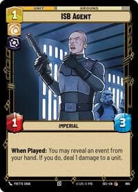 ISB Agent (Foil) - Secrets of Power - Star Wars: Unlimited card