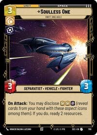 Soulless One - Swift and Agile (Foil) - Secrets of Power - Star Wars: Unlimited card