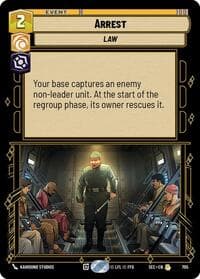 Arrest (Foil) - Secrets of Power - Star Wars: Unlimited card