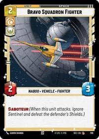 Bravo Squadron Fighter (Foil) - Secrets of Power - Star Wars: Unlimited card