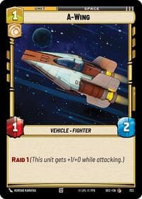 A-Wing (Foil) - Secrets of Power - Star Wars: Unlimited card