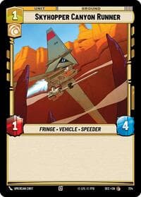 Skyhopper Canyon Runner (Foil) - Secrets of Power - Star Wars: Unlimited card