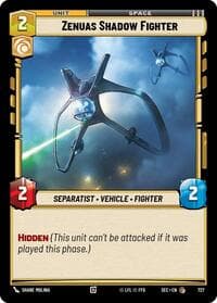 Zenuas Shadow Fighter (Foil) - Secrets of Power - Star Wars: Unlimited card