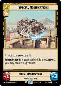 Special Modifications (Foil) - Secrets of Power - Star Wars: Unlimited card