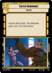 Catch Unawares (Foil) - Secrets of Power - Star Wars: Unlimited card