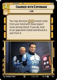 Charged with Espionage (Foil) - Secrets of Power - Star Wars: Unlimited card