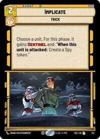 Implicate (Foil) - Secrets of Power - Star Wars: Unlimited card